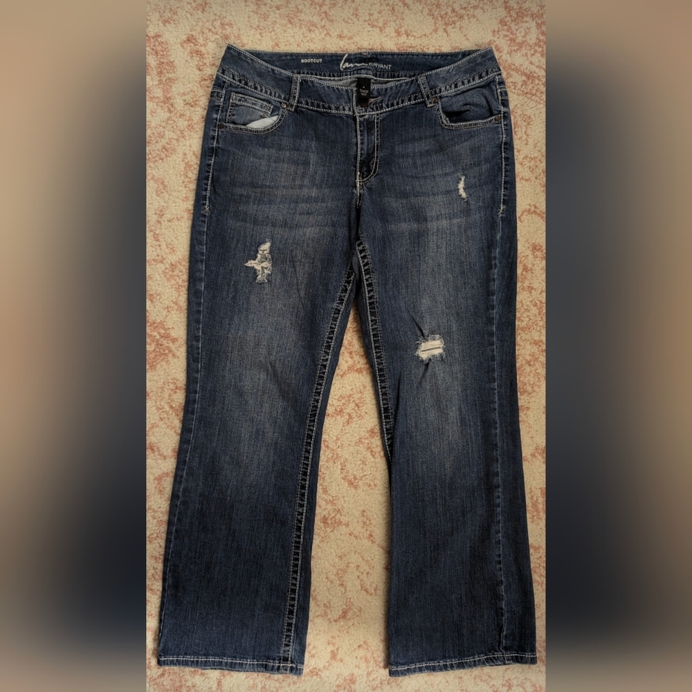 Lane Bryant Lightly Distressed Jeans